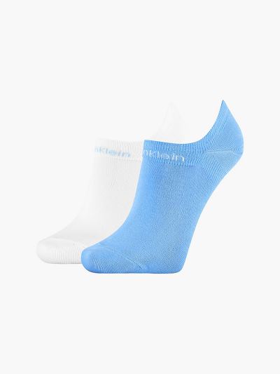 Calvin Klein Táskák & Kiegészítők HU630905 | Calvin Klein Performance Trainer Női Zokni Fehér / Kék